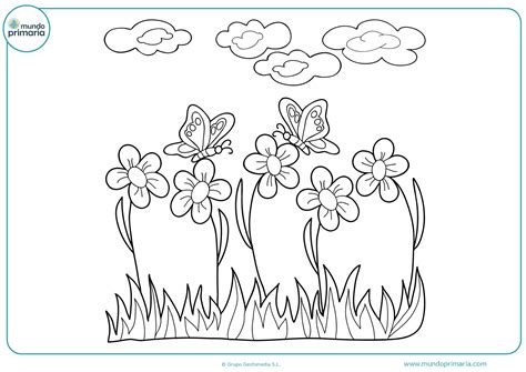 Dibujos de Flores para Colorear 【Bonitas y Fáciles de Pintar】