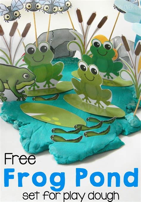 FREE Frog Play Dough Printables | Free Homeschool Deals