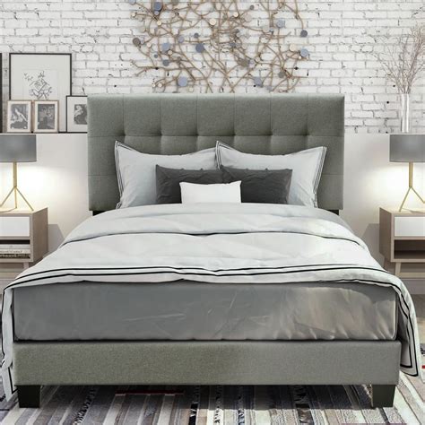 Find a platform bed to give your space a chic new look. Queen Bed Frame with Headboard, URHOMEPRO Modern ...