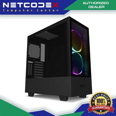 Nzxt H510 Elite Black Premium Mid Tower Atx Case Pc Gaming Case