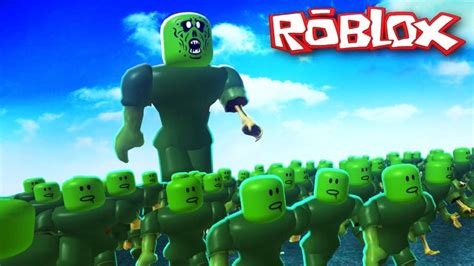 Roblox Adventures Zombie Rush Giant Zombie Attack Roblox