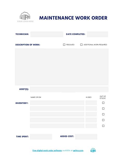 Maintenance Request Form Excel Printable Maintenance Request Forms My Xxx Hot Girl