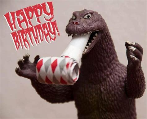 Happy Birthday From Godzilla Godzilla Party Pinterest Godzilla