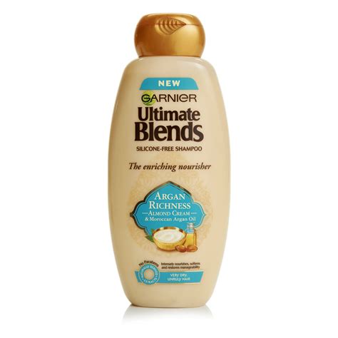 Garnier Ultimate Blends Argan Oil And Almond Cream Dry Hair Shampoo 360ml