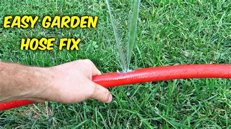 How To Fix A Hole In A Garden Hose Youtube