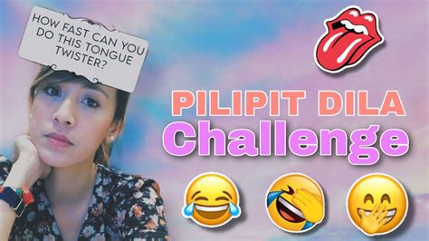 tongue twister palipitan ng dila challenge youtube