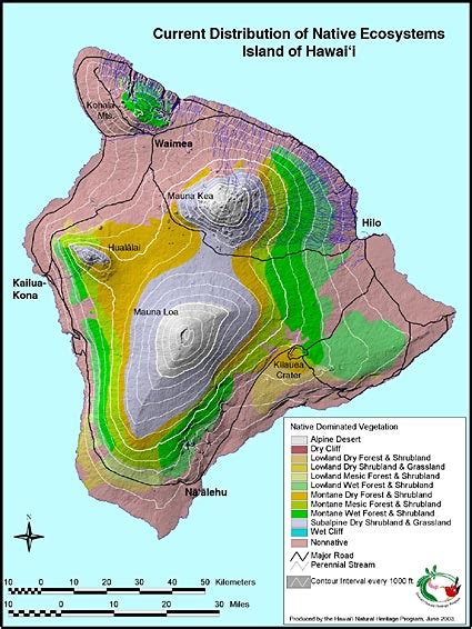 Maps Hawaiian Tropical Dry Forestsand Their Trees