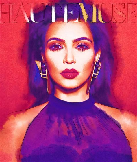 Kim Kardashian Hq Pics And Videos Kim Kardashian For Hautemuse Magazine Cover