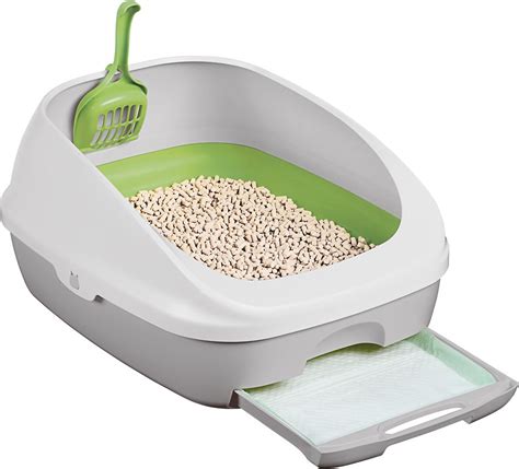 So very convenient to have next to each box, toss in the used, pull the trap door and it's gone! Tidy Cats Breeze Cat Litter Box System - Chewy.com