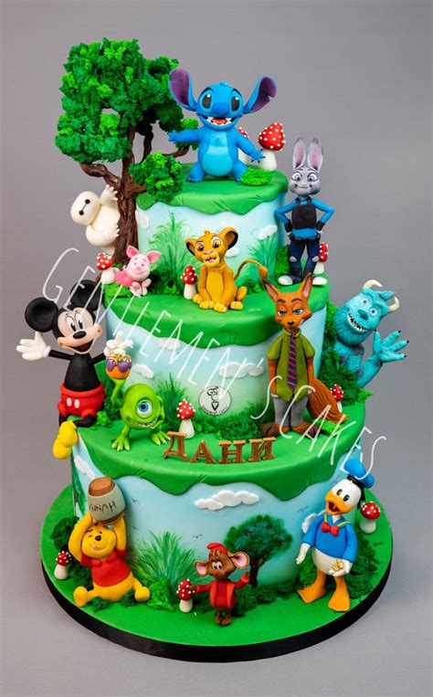 Disney Themed Cakes Disney Birthday Cakes Creative Birthday Cakes