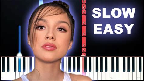 Select version 1 0 / laurenelizabethhh: Olivia Rodrigo - Wondering (SLOW EASY PIANO TUTORIAL ...