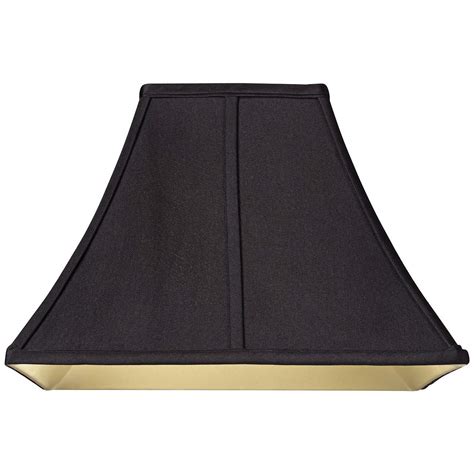 Square Curved Black Lamp Shade 6x14x9 12 Spider 39374 Lamps Plus