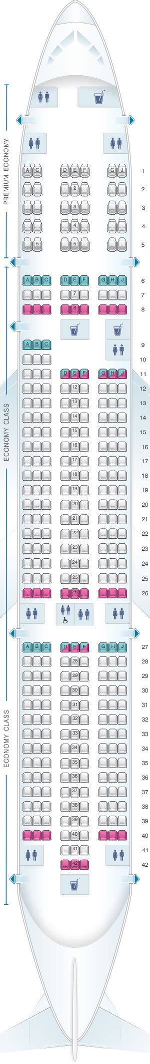 Plan De Cabine Norwegian Boeing B787 9 Seatmaestrofr