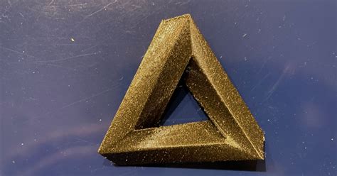 Penrose Triangle Magnet For Fridge By Aryser Download Free Stl Model