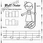 Learning Musical Notes Worksheet