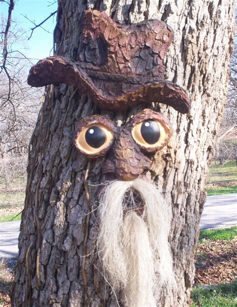 Forest Face Tree Faces Garden Art Crafts Fairy Garden Diy