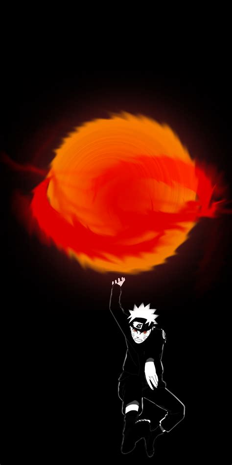 Naruto With Red Rasengan By Killermonkey9000 On Deviantart