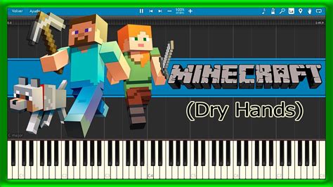 Dry Hands Minecraft PIANO TUTORIAL 22 YouTube