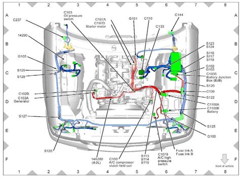 2003 Explorer Engine Bay Diagram Detailed Engine Bay Pics Ford
