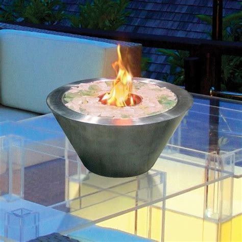 We researched numerous products and reviews. Oasis Gel Tabletop Fireplace | Fire pit patio, Fire pit ...