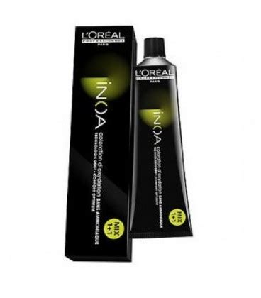 Inoa supreme is specially formulated to safely cover grey hair. L'Oreal Inoa 60 gr. 5.18