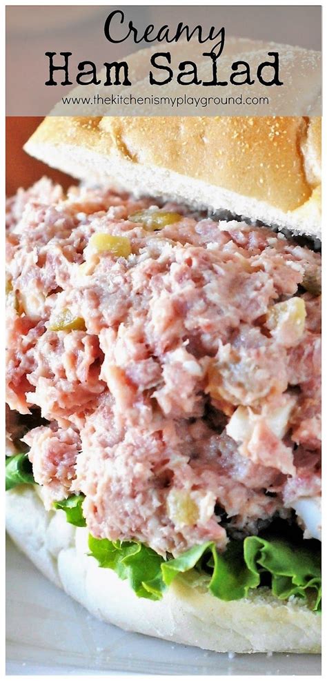 Making This Creamy Ham Salad Was So Satisfying I Used One Of My Ka Attachments To Grind