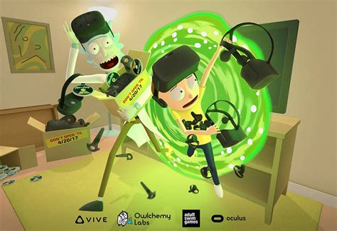 Rick And Morty Getting Vr Game On 420 Mightymega