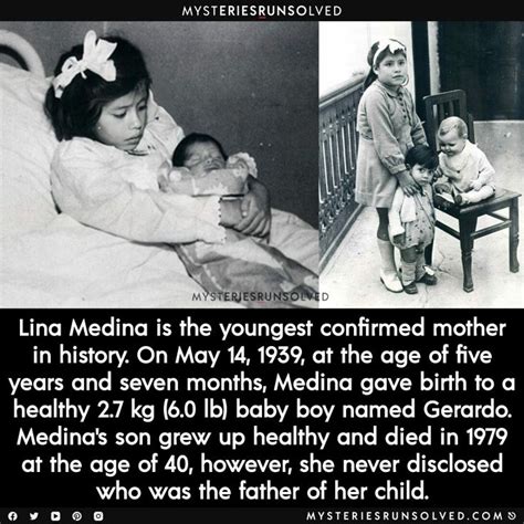 Lina Medina The Story Of The Worlds Youngest Mother Psychology Fun