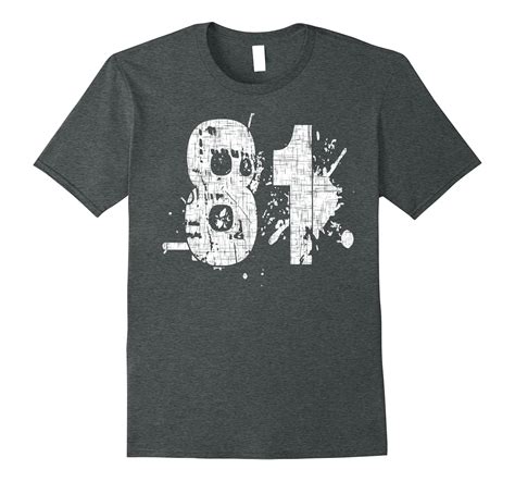 Numbered Grungy Sports Team T Shirts Front And Back 81 4lvs