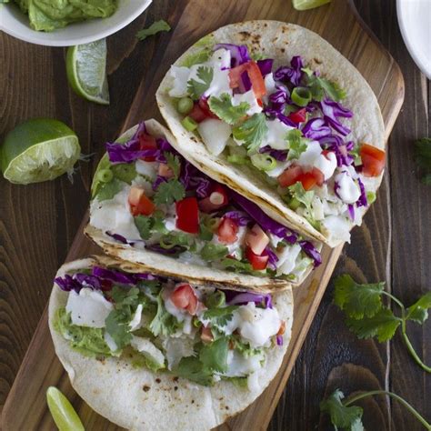 Finally, assemble the fish tacos with thinly shredded cabbage, fresh pico de gallo, freshly squeezed lime juice, creamy white sauce and a drizzle of hot sauce to taste. Baja Fish Taco Recipe | Recipes, Fish tacos recipe, Taco ...