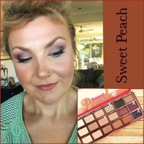 Going Green Using Bless Her Heart From Too Faced Sweet Peach Palette Cruelty Free Sweet