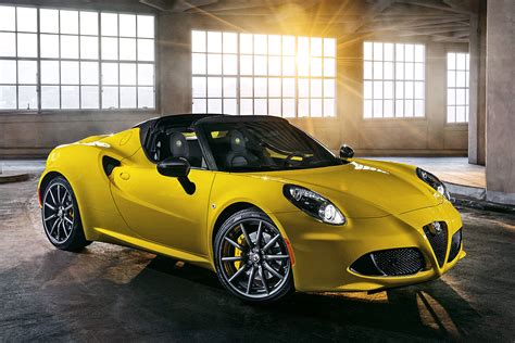 Later more versions came available as alfa romeo made themselves with very many body versions: Alfa Romeo 4C Spider