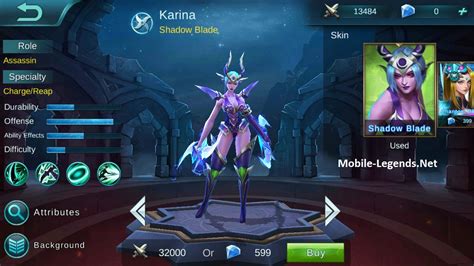 Karina Mobile Legends Minecraft Skin