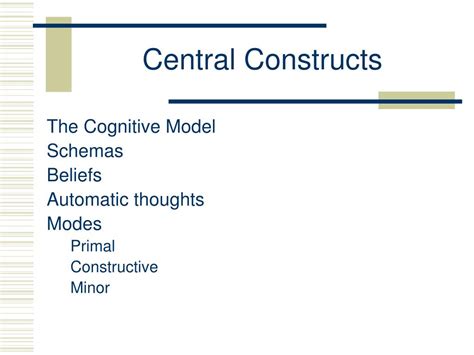 Ppt Cognitive Therapy Powerpoint Presentation Free Download Id144755