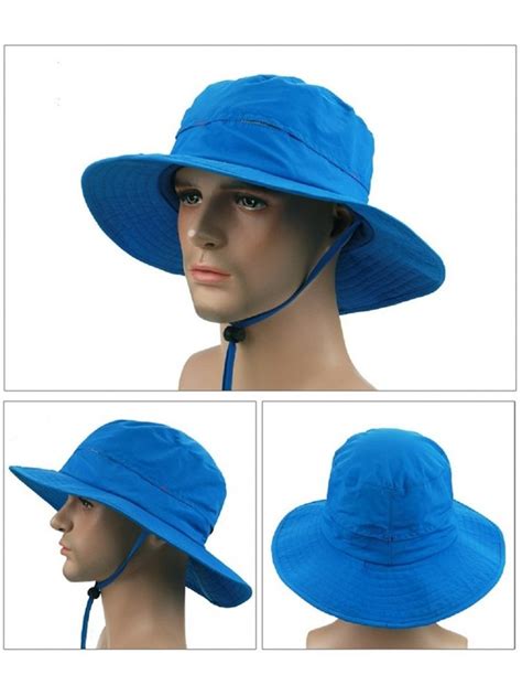 Outdoor Sun Hat Summer Wide Brim Bucket Hat Boonie Fishing Hunting