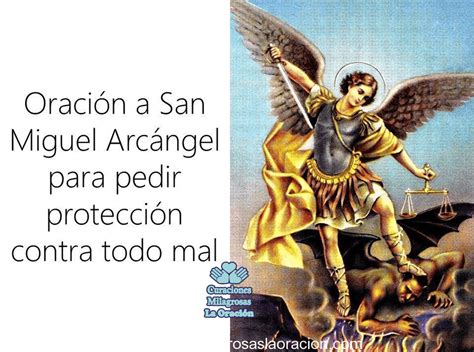 Oración A San Miguel Arcángel Pidiendo Protección Contra Todo Mal
