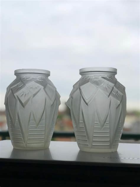 Muller Frères Lunéville Pair Of Vases Made Of Moulded Catawiki