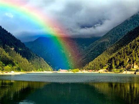 Nature Rainbows Lake Wallpapers Hd Desktop And Mobile Backgrounds