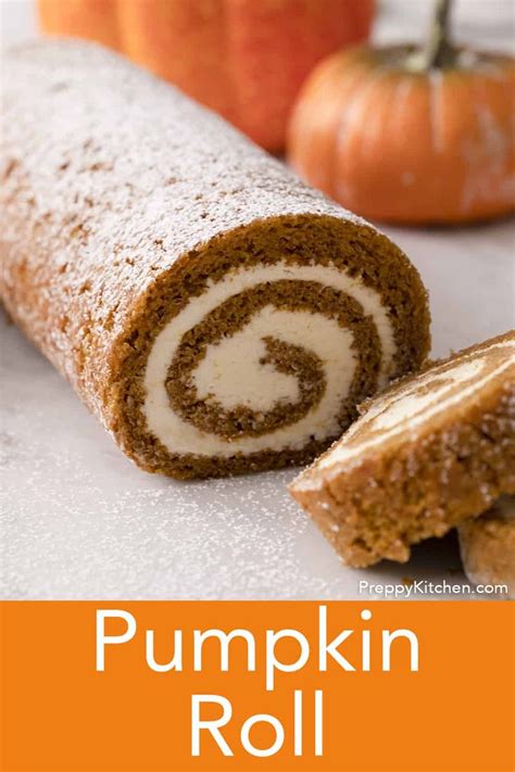 This Classic Pumpkin Roll Recipe Has A Soft Spiced Pumpkin Cake Filled With Rich Silky Cream