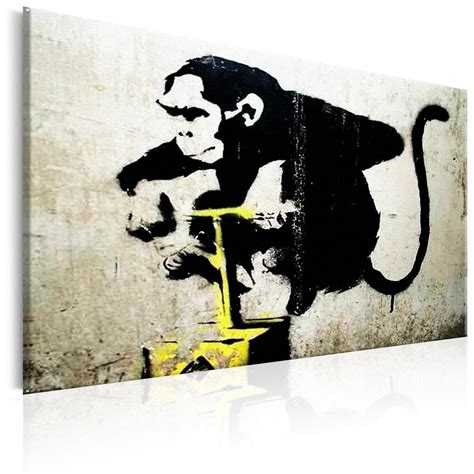 Check out our banksy bilder selection for the very best in unique or custom, handmade pieces from our wall décor there are 162 banksy bilder for sale on etsy, and they cost $20.64 on average. STREET ART BANKSY AFFE Wandbilder xxl Bilder Vlies ...