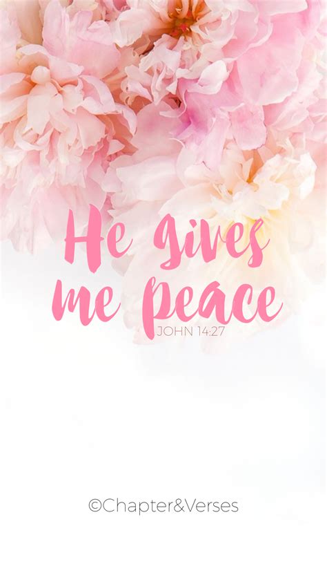 He Gives Me Peace Free Christian Wallpaper