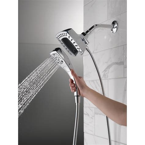 As versatile a shower head as you're going to find in the product category of 2 in 1 showers, it just doesn't get any better than this. Delta In2ition Two-in-One 5-Spray 5.8 in. Dual Wall Mount ...