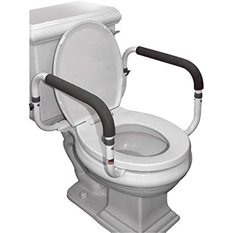 Carex Toilet Safety Frame Rails With Adjustable Width For Elderly Handicap EBay