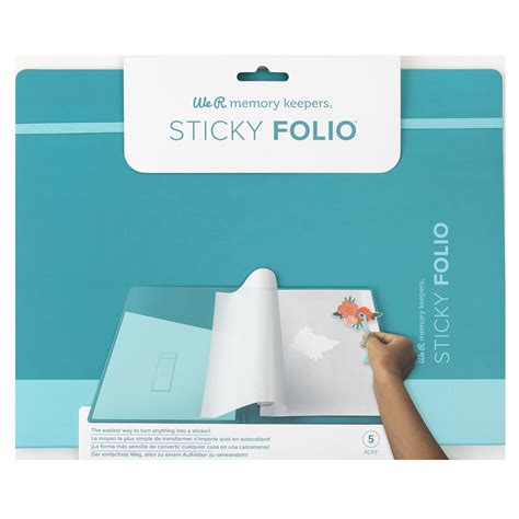 We R Memory Keepers Sticky Folio 85x11 4 Colors 765468036984