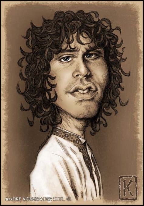 Caricature Of Jim Morrison The Doors Celebrity Drawings