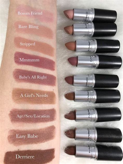 Mac Lipstick Swatches Mac Lipstick Swatches Makeup Lipstick Makeup