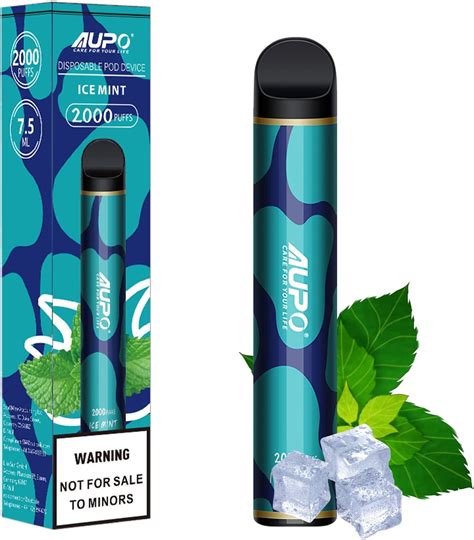 AUPO Disposable Vape Puffs No Nicotine No Tobacco Vape Pens For Vape Pod Disposable E