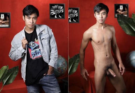 Handsome And Sexy Male Model Posing Naked Asian Emre