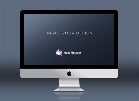 Download 4 Premium Free Apple iMac Mockup PSD Templates - Good Mockups