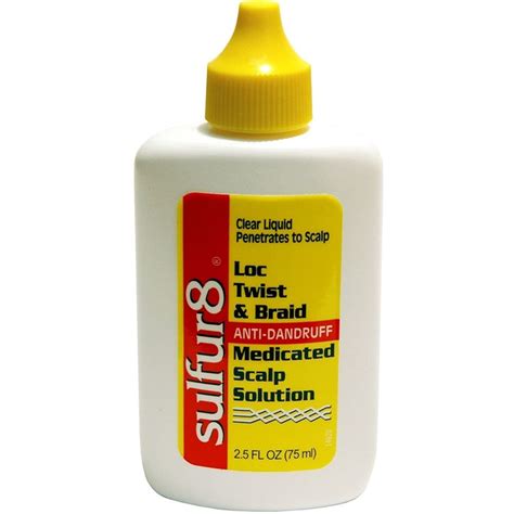 Sulfur8 Loc Twist And Braid Medicated Scalp Solution 25 Oz Beauty
